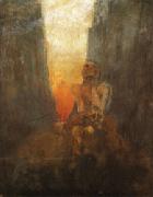 Alphonse Mucha The Gulf oil painting
